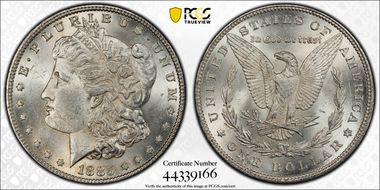 1885 $1 MS62