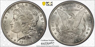 1885 $1 MS63