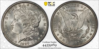1890 $1 MS63