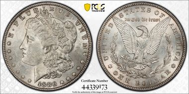 1886 $1 MS61