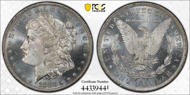 1883-O $1 MS64