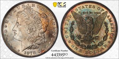1878-S $1 MS64