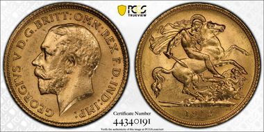 1912-S 1/2 Sov S-4009 MS65