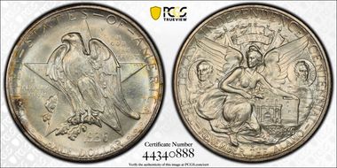 1936-S 50C Texas MS67+