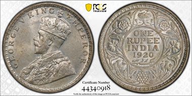 1920(C) Rupee SW-8.50 MS63+