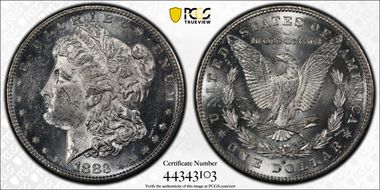 1883-S $1 MS62