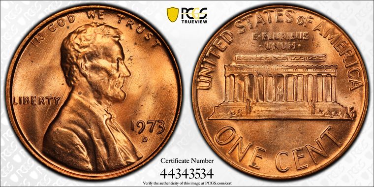 Cert 44343534 - Coin Image