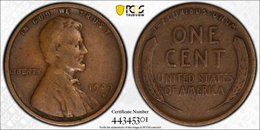 1909-S 1C Lincoln VG10BN