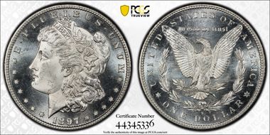 1897-S $1 MS66PL