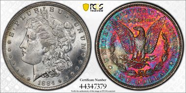 1884-O $1 MS64