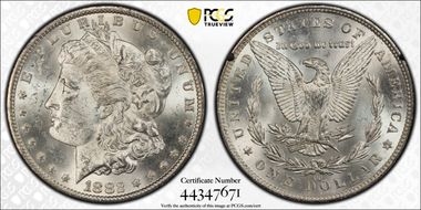 1882-CC $1 GSA Hoard MS62