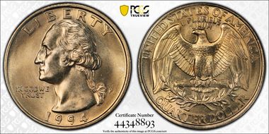 1994-P 25C MS66
