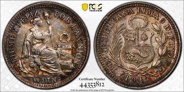 1917-FG 1/2 Din KM-206.2 MS63