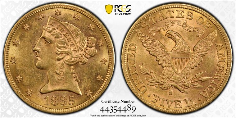 Cert 44354489 - Coin Image