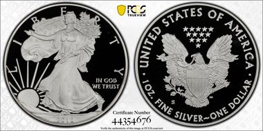 2012-S $1 Silver Eagle  75th Anniversary SF Mint Set PR70DCAM