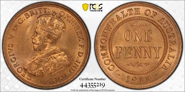 1911 (L) 1D KM-23 MS65RD