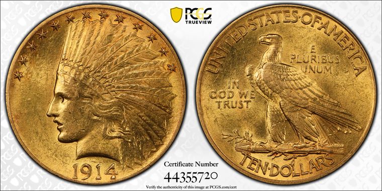 Cert 44355720 - Coin Image