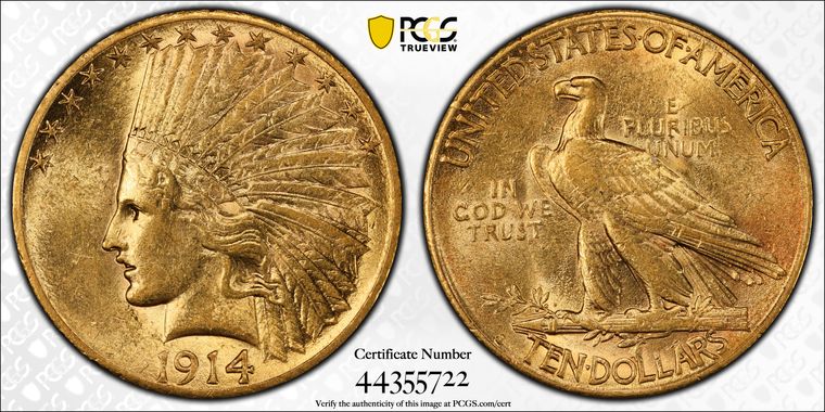 Cert 44355722 - Coin Image