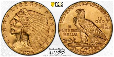1925-D $2.50 MS64