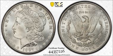 1897-S $1 MS67+