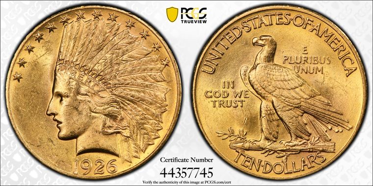 Cert 44357745 - Coin Image