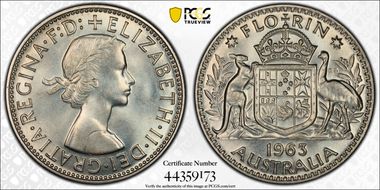 1963(m) Florin PR67
