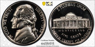 1952 5C Re-Engraved Obv Design FS-404 PR68CAM