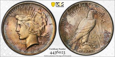 1925 $1 AU58
