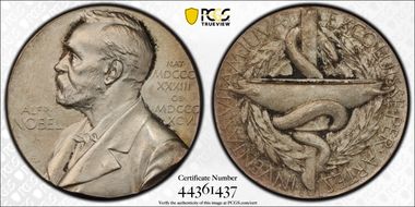 (1985)L10 Medal Alfred Nobel Medicine Ag Nominating Committee SP1