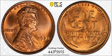 1935 1C MS67RD