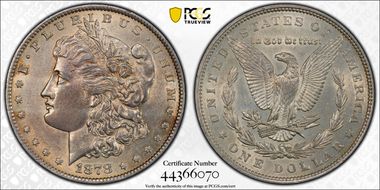 1878 7TF $1 Reverse of 1879 N1