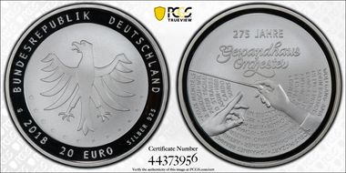 2018-G € 20 Gewandhaus Orchester PR70DCAM