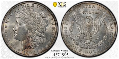 1900 $1 AU58