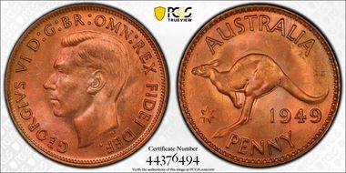 1949 (m) 1D MS64RD