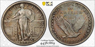 1917 25C Type 1 AU53