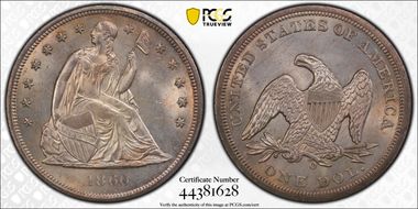 1860-O $1 MS64+