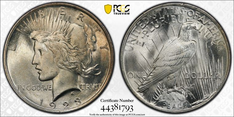 Cert 44381793 - Coin Image