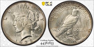 1935 $1 MS65