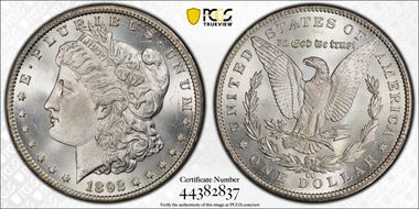 1892-CC $1 MS65