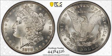 1878-S $1 MS65