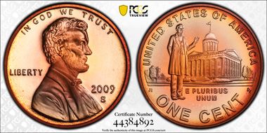 2009-S 1C Lincoln-Professional PR68DCAM