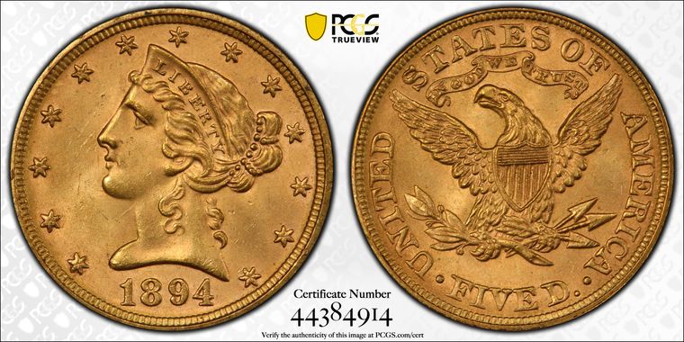 Cert 44384914 - Coin Image