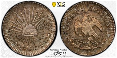 1868-Go YF 1/2 R MS63+