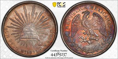 1899-Mo AM Peso KM-409.2 AU58