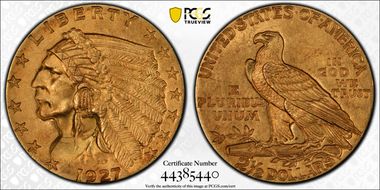 1927 $2.50 MS64