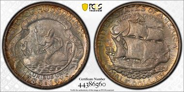 1935 50C Hudson MS65