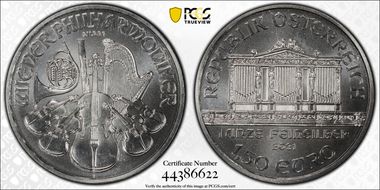 2021 € 1.50 Vienna Philharmonic MS68