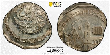 2019-Mo 20 Peso Veracruz 500th Anniversary MS65