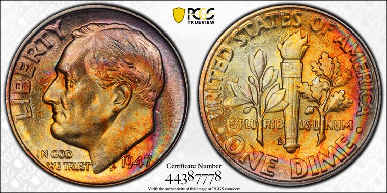 Cert 44387778 - Coin Image