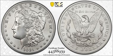 2021-O Privy $1 Morgan Dollar 100th Anniversary MS69